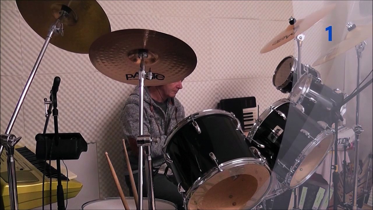 Backingtrack Drumloop  Drums 90 BPM 4/4 Takt