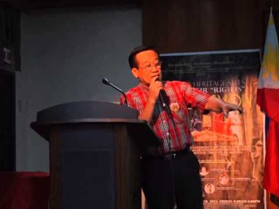 Romulo Macalintal at NCCA