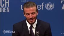 David Beckham Picks Up and Answers Journalist's Phone During Press Conference