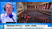 Le Congrès chante la Marseillaise après le discours de François Hollande