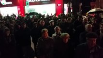 Rassemblement à Vire après les attentats du 13 novembre