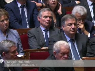 Les déclarations de François Hollande devant le Congrès à Versailles
