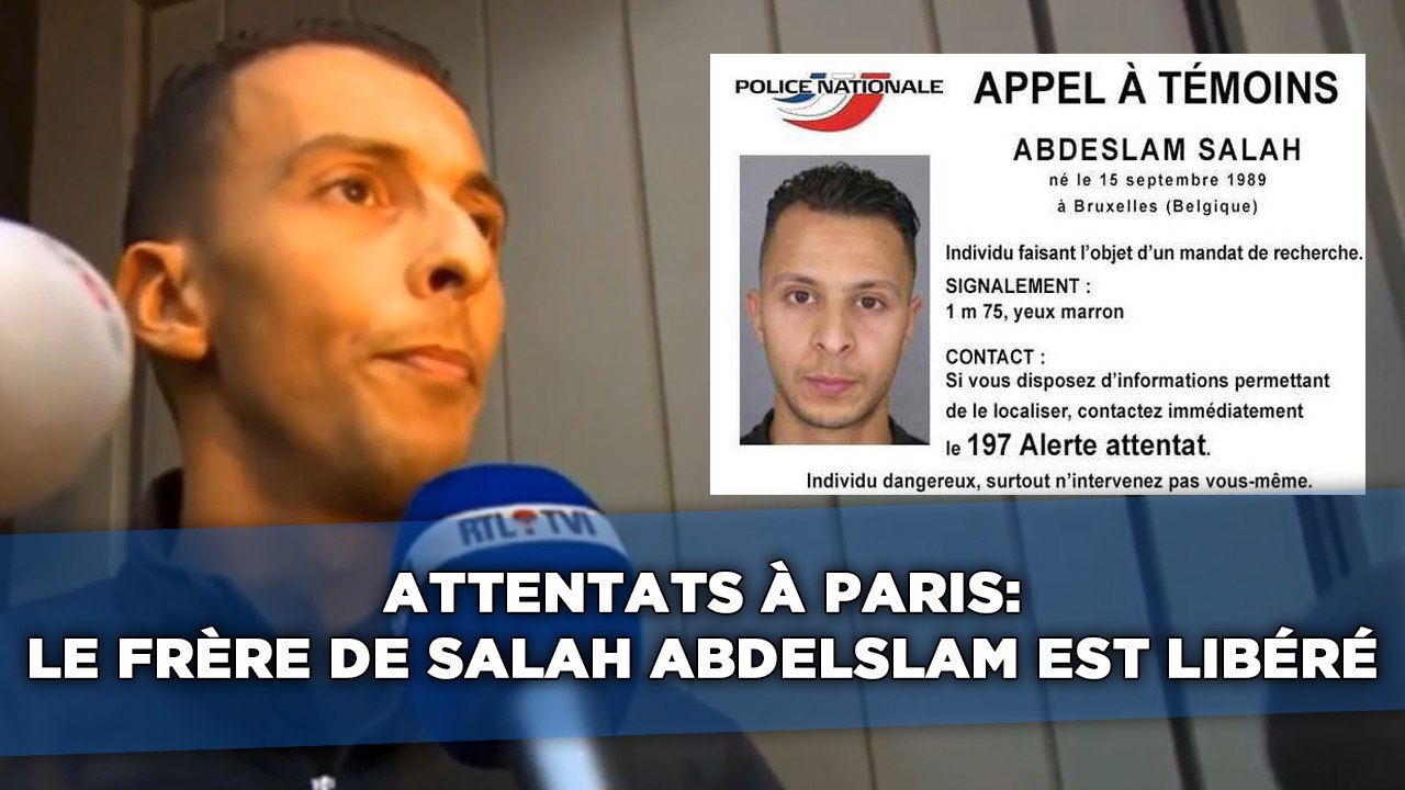 Attentats à Paris: Le frère de Salah Abdelslam libéré par la Police belge