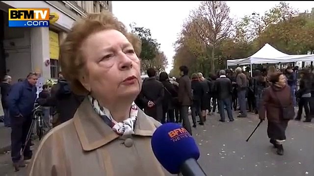 Une mamie délivre un message de paix après les attentats de Paris