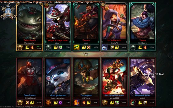 LolGiveAway Live (REPLAY) (2015-11-16 19:49:57 - 2015-11-16 20:00:49)