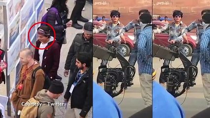 Watch_ Shah Rukh Shooting For 'Fan' At Red Fort