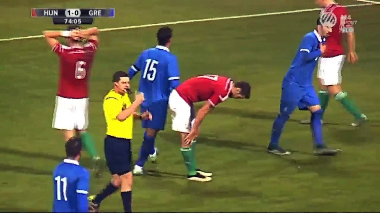 Hungary U21 vs. Greece U21  2 - 1  All Goals  (UEFA U21 Championship - 16 November 2015)
