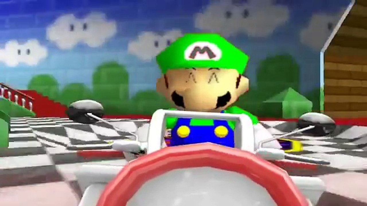 Luigi wants to build a snowman.