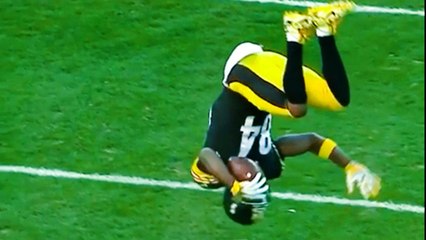 Antonio Brown Front Flips into the End Zone, Sticks Landing Perfectly
