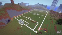 Minecraft'ta Futbol Sahası Yapımı