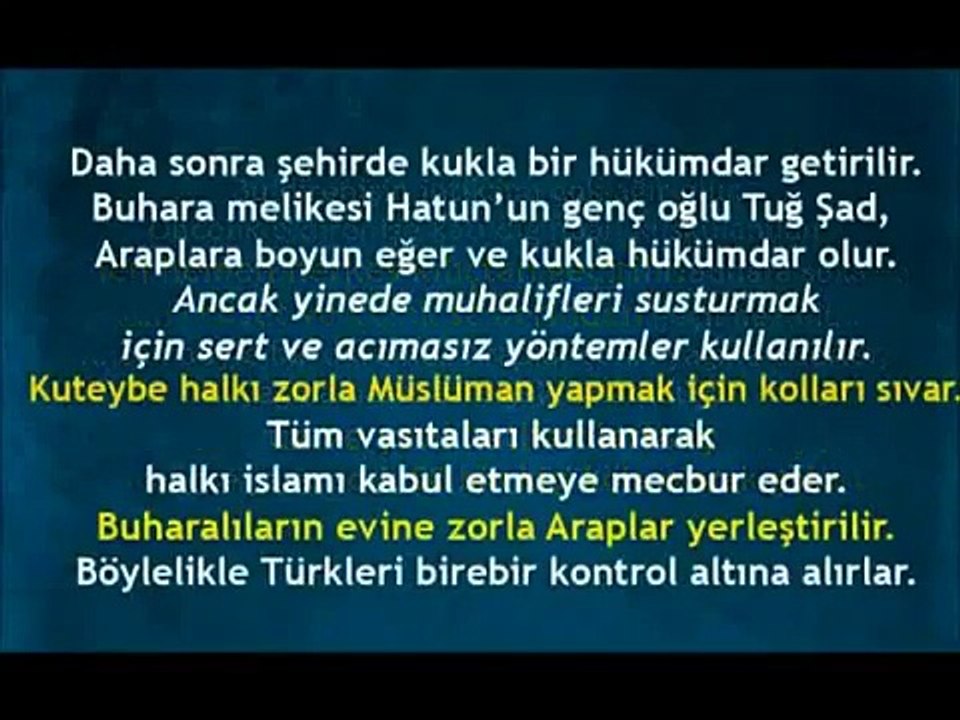Arapların Türkleri İslama Zorlamaları Ve Türk Katliamları