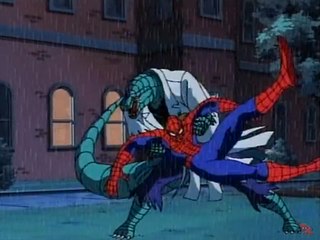 Человек-Паук .  "Ночная ящерица"  1 Сезон 1 Серия 1994-1995