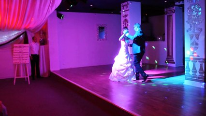 Ouverture bal avec son papa et son mari