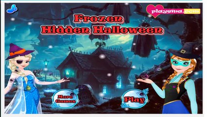 Frozen Hidden Halloween - Cartoon Video Game For Kids