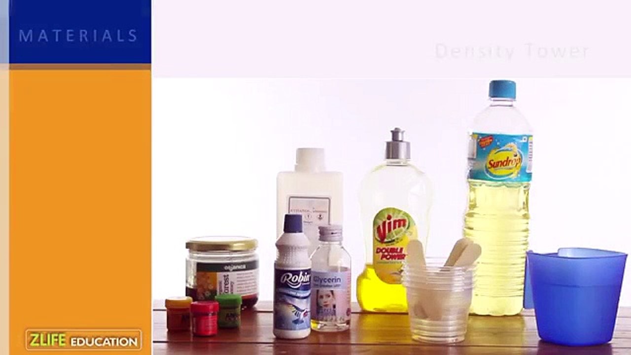 Color Density Tower  Simple and Easy Science Experiments