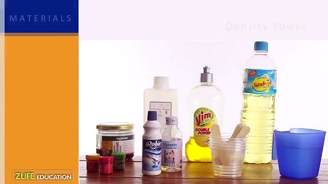 Color Density Tower Simple and Easy Science Experiments