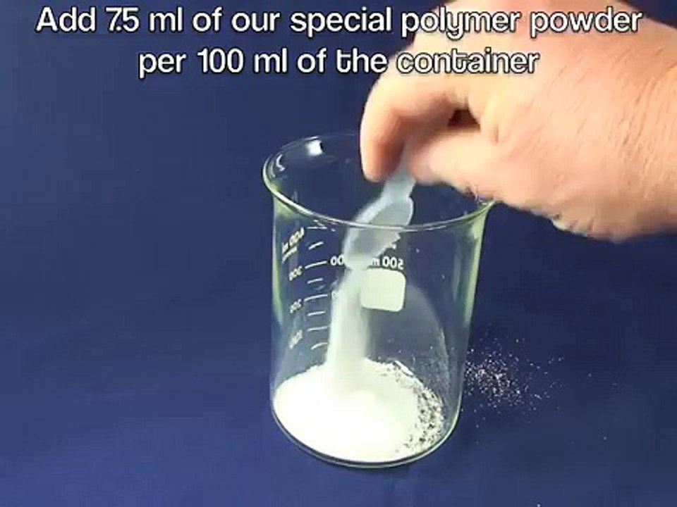 Expanding Snow Simple and Easy Science Experiments