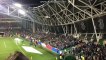 Bosnia fans during minute of silence - Republic of Ireland vs. Bosnia and Herzegovina