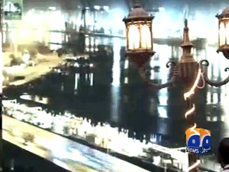 70-yeal-old employee of Bahria Town inaugurated Karachi underpass and flyover project-01 May 2015