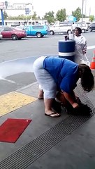 LiveLeak Big Woman Teaches Her Attacker a Lesson For Life