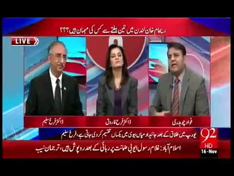 Reham Khan is staying in a five star hotel in UK, She has got job offers from GEO & Dunya News, Fawad Chaudhry