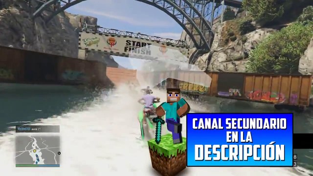 INCREIBLE!! PARKOUR ACUATICO!! - Gameplay GTA 5 Online Funny Moments (Carrera GTA V PS4)