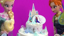Queen Elsa Disney Frozen Whipple Princess Anna 2 Tiered BIRTHDAY CAKE Sweet Treats Craft U