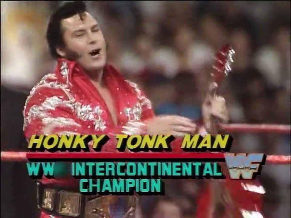 WWF SummerSlam 1988 - The Ultimate Warrior Vs. The Honky Tonk Man