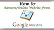 How to Delete Websites from Google Analytics? |MPT|