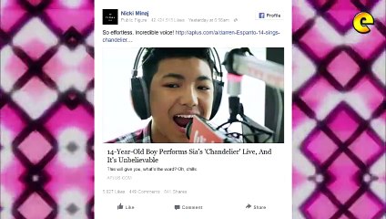 Nicki Minaj Praises Darren Espanto