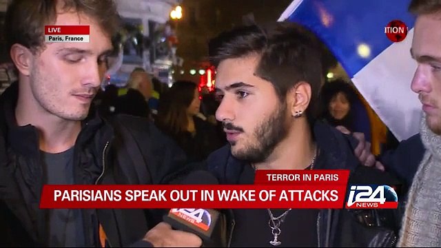Parisians : We don't feel unsafe, we feel anger against those terrorists
