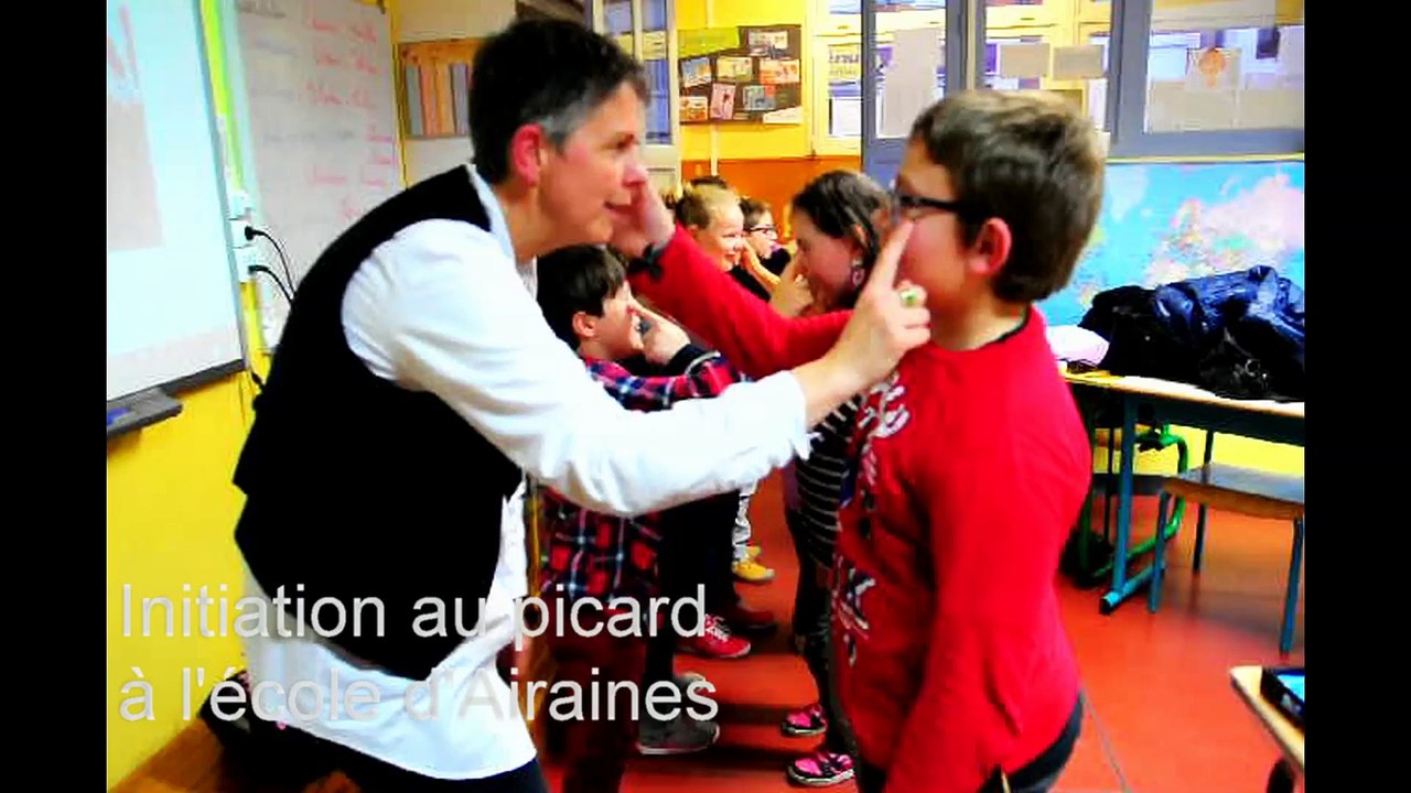 Airaines : initiation au picard à l'école