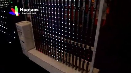 double effect Mesh Flexible LED display