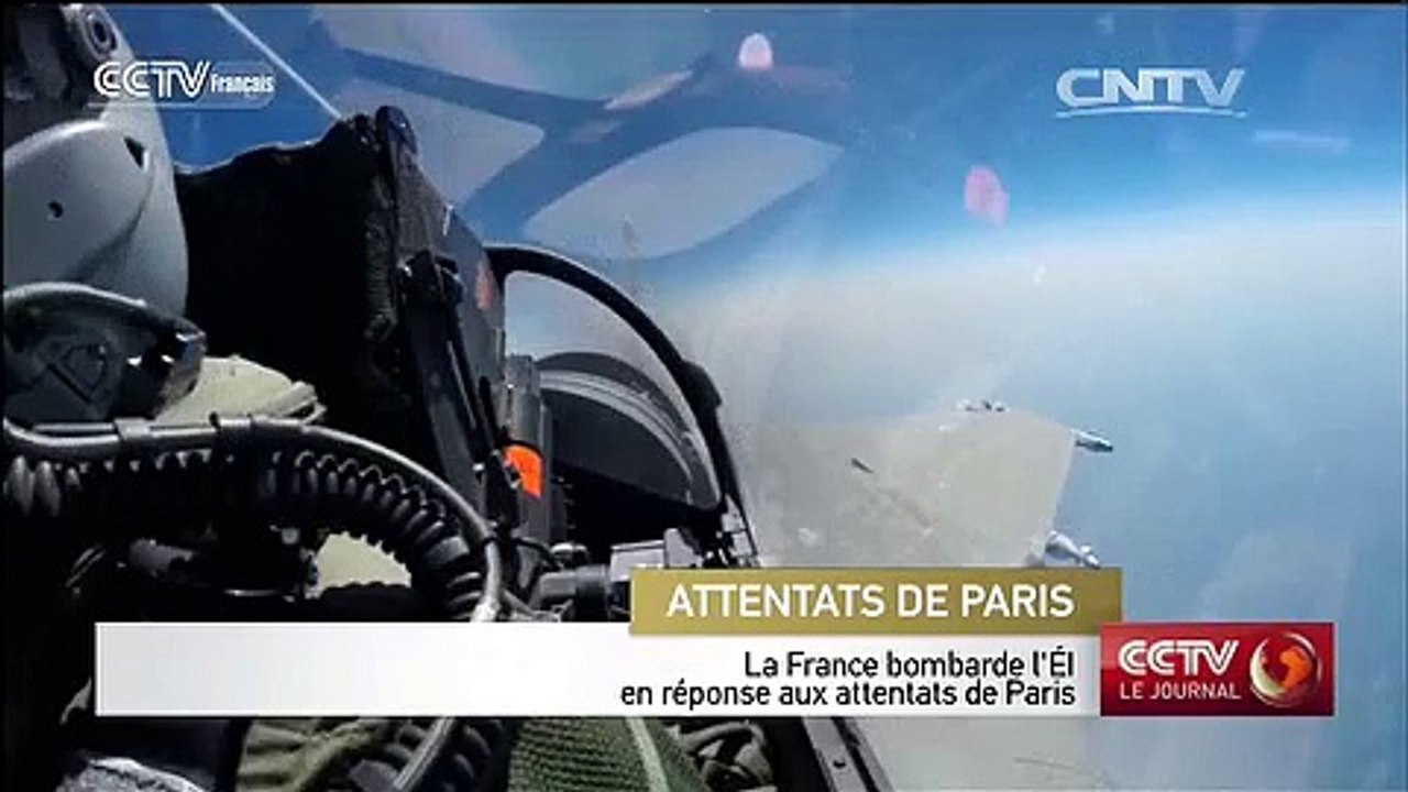 La France bombarde l’EI en réponse aux attentats de Paris