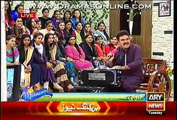Fahad Mustafa Singing Pyar Dewana Hota Hai Song in a Live Morning Show