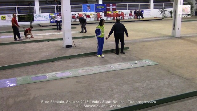Qualifications tir progressif, 2 sur 2, Sport Boules, Euro Féminin, Saluzzo 2015