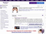 Thousands Blog Post Content ideas via Yahoo Answers Content Avalanche