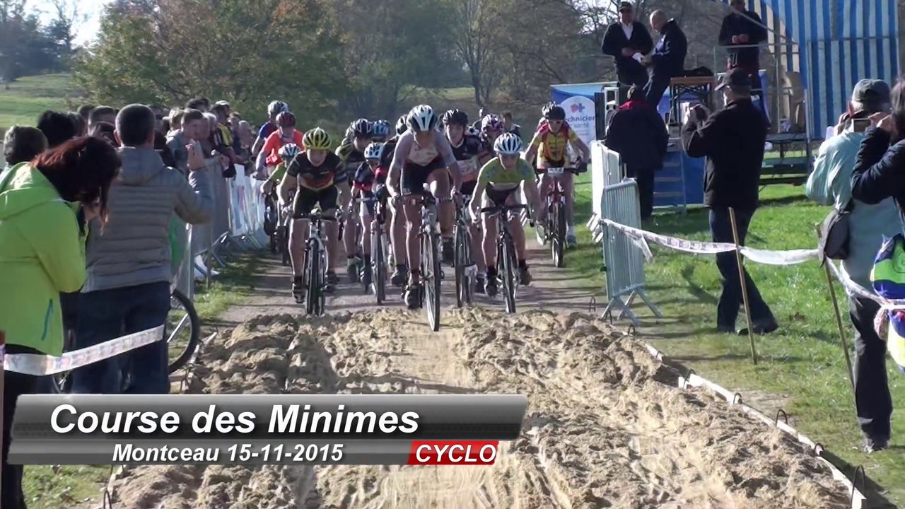 Cyclo Cross de Montceau - Course des Minimes - 15-11- 2015