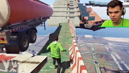 MILE HIGH DEATHRUN! (GTA 5 Funny Moments)
