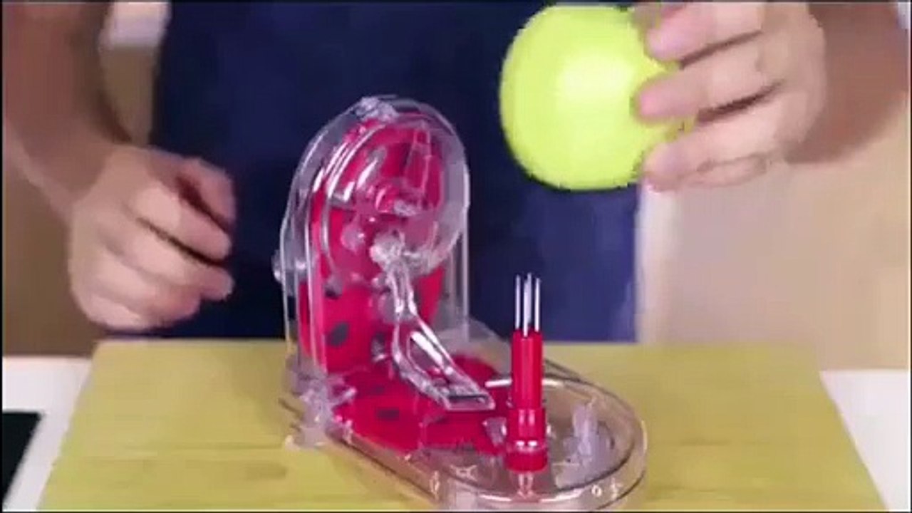 How to peel off apple easily!!