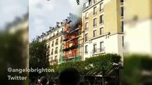 Incendie à Levallois Perret | Explosion Forte Images Amateurs Levallois