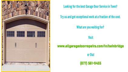 Bainbridge, IN Garage Door Services