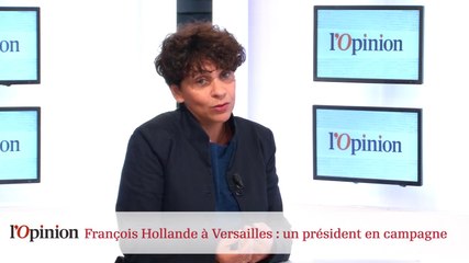 François Hollande à Versailles : un président en campagne