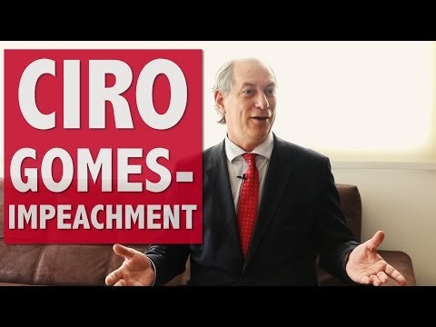 Ciro Gomes: Impeachment não é solução para governo ruim
