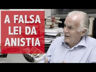 Mino Carta critica a manutenção da Lei de Anistia