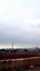 "Калибр" пролетает над Алеппо на Ракку, 17.11.2015