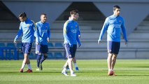FC Barcelona training session: Youngsters join first team in workout