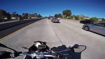 Grabbing feet on the highway