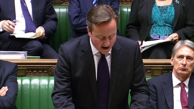 Cameron addresses the Commons over the Paris attacks