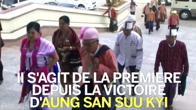 Aung San Suu Kyi entre au parlement birman